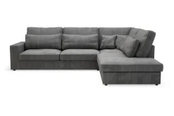 Narożniki|Agio Divani Narożnik sztruksowy szary COAST prawy