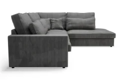 Narożniki|Agio Divani Narożnik sztruksowy szary COAST prawy