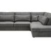 Agio Divani Narożnik sztruksowy szary COAST prawy