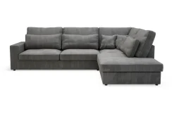 Agio Divani Narożnik sztruksowy szary COAST prawy