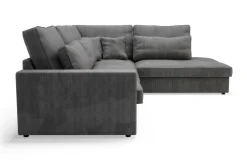 Agio Divani Narożnik sztruksowy szary COAST prawy