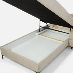 Narożniki|Instilo Narożnik U-kształtny beżowy BRAGA prawy