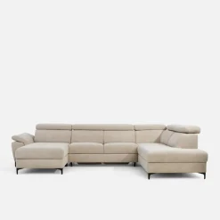 Narożniki|Instilo Narożnik U-kształtny beżowy BRAGA lewy