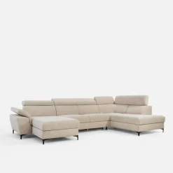 Narożniki|Instilo Narożnik U-kształtny beżowy BRAGA lewy