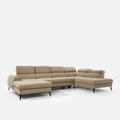 Narożniki|New Form Narożnik U-kształtny beżowy JAZZY U2 lewy