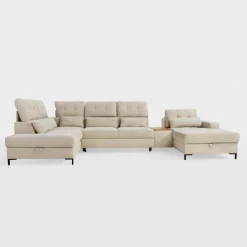 Narożniki|inny Narożnik U-kształtny z barkiem beżowy BONITO lewy