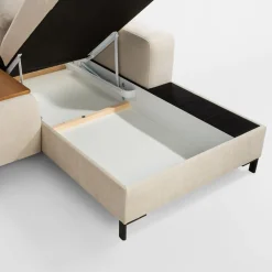 Narożniki|inny Narożnik U-kształtny z barkiem beżowy BONITO lewy