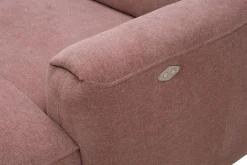 Narożniki|Trend Line Narożnik U-kształtny z funkcją relaksu różowy CORBY prawy