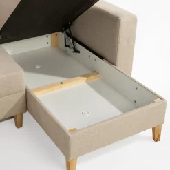 Narożniki|Mavik Narożnik z 2 pojemnikami beżowy SUZI