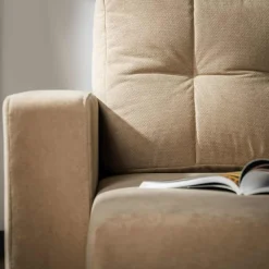 Narożnik z 2 pojemnikami beżowy LAVERNA