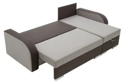 Narożniki| Narożnik z 2 pojemnikami brązowy DUO