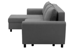 Fresh Narożnik z 2 pojemnikami ciemnoszary LANA