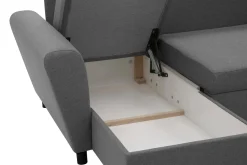 Fresh Narożnik z 2 pojemnikami ciemnoszary LANA