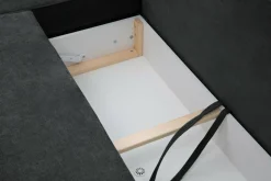 Narożniki|Exline Narożnik z 2 pojemnikami ciemnoszary NELLY