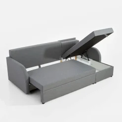 Narożniki|inny Narożnik z 2 pojemnikami FAUNA szary