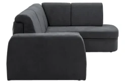 Narożniki|Fresh Narożnik z 2 pojemnikami grafitowy NESSI prawy