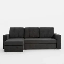 Narożniki|inny Narożnik z 2 pojemnikami grafitowy LAVERNA