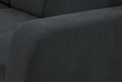 Fresh Narożnik z 2 pojemnikami grafitowy NESSI lewy