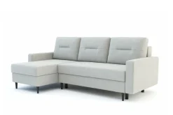 Narożniki|Exline Narożnik z 2 pojemnikami jasnoszary POLLY