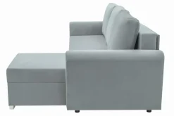 Narożniki| Narożnik z 2 pojemnikami jasnoszary MELI