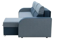 Narożnik z 2 pojemnikami niebieski DUO