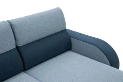 Narożnik z 2 pojemnikami niebieski DUO