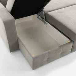 inny Narożnik z 2 pojemnikami popielaty LAVERNA