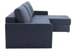 Narożniki| Narożnik z 2 pojemnikami szaroniebieski BALI