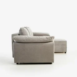 Narożniki| Narożnik z 2 pojemnikami szary LUGIO