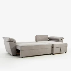 Narożniki| Narożnik z 2 pojemnikami szary LUGIO