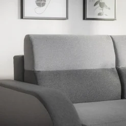 Narożnik z 2 pojemnikami szary DUO