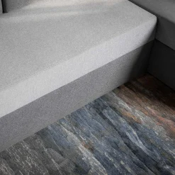 Narożnik z 2 pojemnikami szary DUO