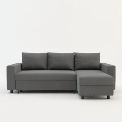 IMPERIAL-MEBLE (D.C.M. FRESH) Narożnik z 2 pojemnikami szary MEDIO