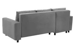 IMPERIAL-MEBLE (D.C.M. FRESH) Narożnik z 2 pojemnikami szary MEDIO