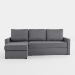 Narożnik z 2 pojemnikami szary FOX