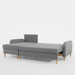 Narożniki| Narożnik z 2 pojemnikami szary NEGRO