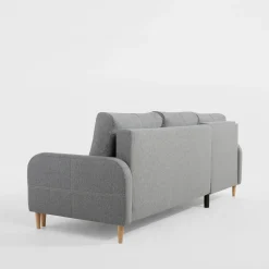 Narożniki| Narożnik z 2 pojemnikami szary NEGRO