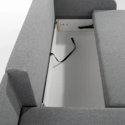 Narożniki| Narożnik z 2 pojemnikami szary NEGRO