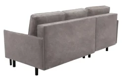 Exline Narożnik z 2 pojemnikami taupe NELLY