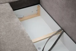 Exline Narożnik z 2 pojemnikami taupe NELLY