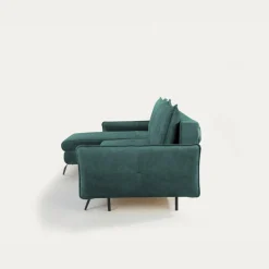 Narożnik z 2 pojemnikami turkusowy BURGOS