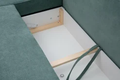 Exline Narożnik z 2 pojemnikami zielony NELLY