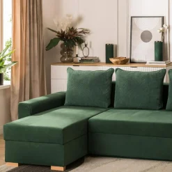 Exline Narożnik z 2 pojemnikami zielony DRITTO