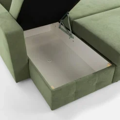 inny Narożnik z 2 pojemnikami zielony LAVERNA