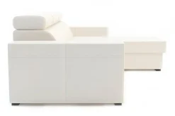 Exline Narożnik z ekoskóry biały MATRIX