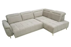 Narożniki|Werdomo Narożnik z elektrycznie wysuwanym siedziskiem CALVARO L prawy