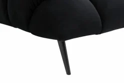 Werdomo Narożnik z elektrycznie wysuwanym siedziskiem czarny GAPPA prawy