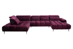 Werdomo Narożnik z elektrycznie wysuwanym siedziskiem MONTANA XL lewy