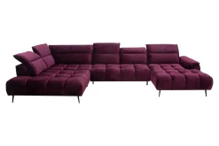 Werdomo Narożnik z elektrycznie wysuwanym siedziskiem MONTANA XL lewy