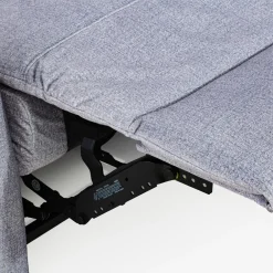 Narożniki| Narożnik z funkcją relaksu szary MILA lewy